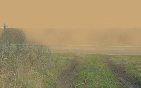Dust sample frame 8